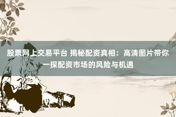 股票网上交易平台 揭秘配资真相：高清图片带你一探配资市场的风险与机遇
